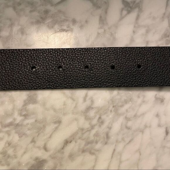 Chico’s Snake Animal Print Embossed Buckle Leather Belt - Picture 6 of 6